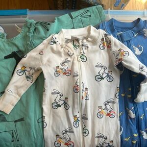 Three Baby Onesies with prints